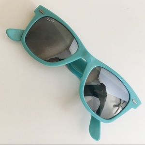 turquoise wayfarer sunglasses